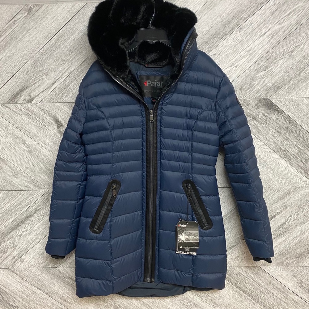 NWT Pajar Canada | Navy CeCe Quilted Down Coat M - Picture 4 of 12
